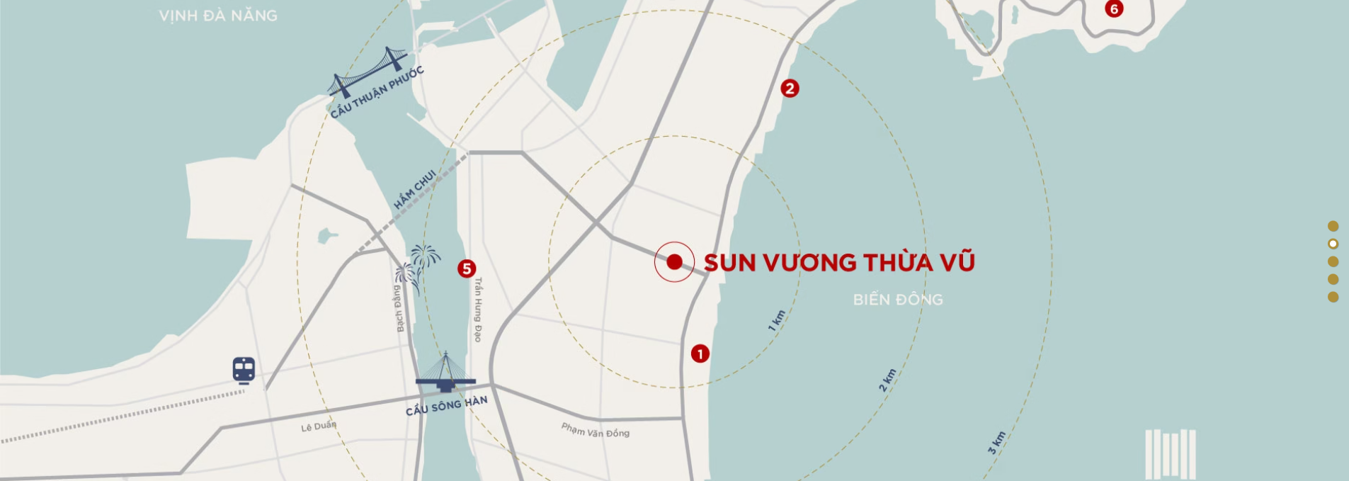Căn hộ Sun Costa Residence Đà Nẵng 41 Vi tri Sun Sea Tower Da Nang