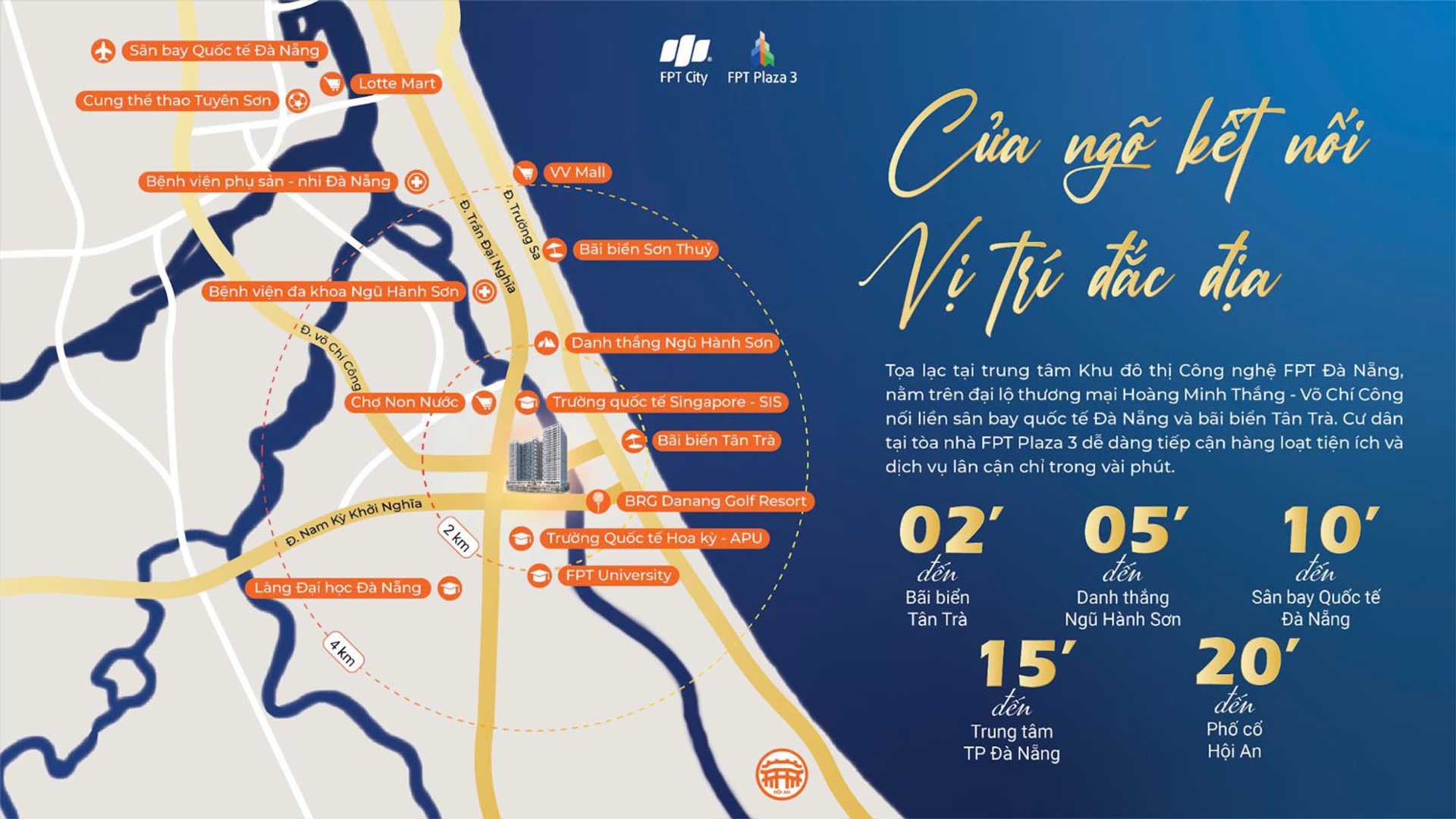 FPT Plaza 4 Đà Nẵng có phải là trung tâm kết nối hoàn hảo phía Nam thành phố 4 Vị trí FPT Plaza 4 Đà Nẵng nằm ở đâu?